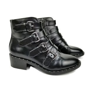 A New Day Nikko Faux Leather Combat Boots